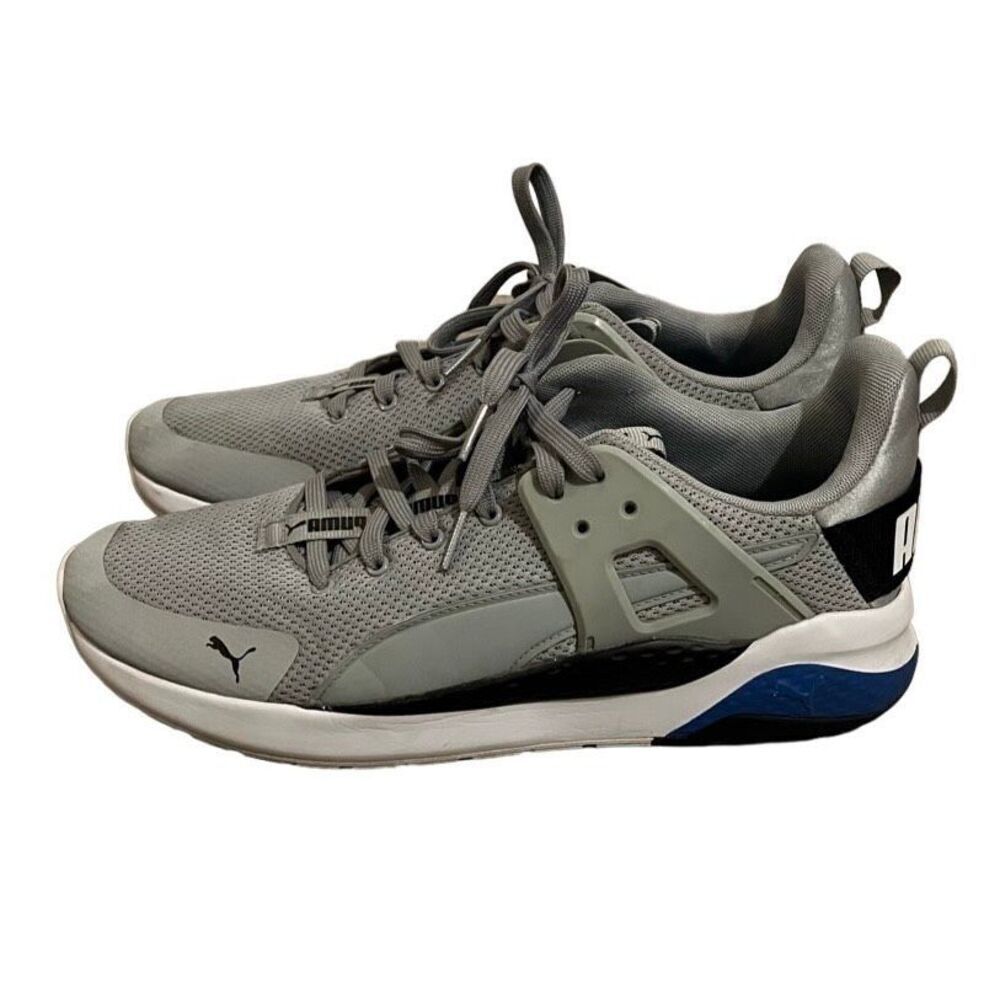 Puma Men's Anzarun Cage Trainer Sneakers High Rise Palace Blue Size 10.5